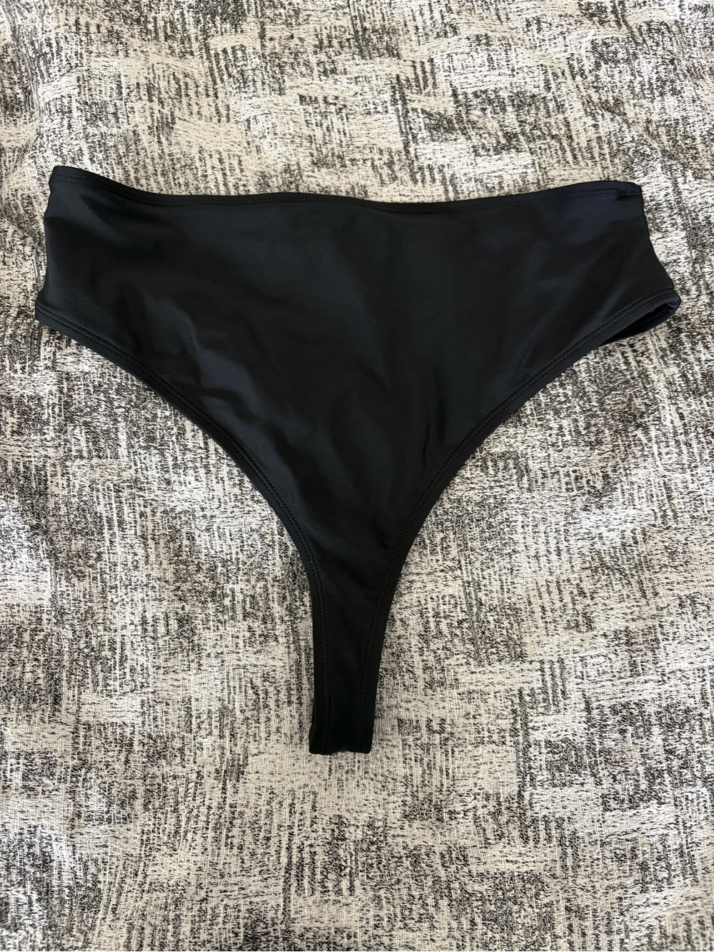 Zmart High Waist Thong Bikini Bottom Size Medium